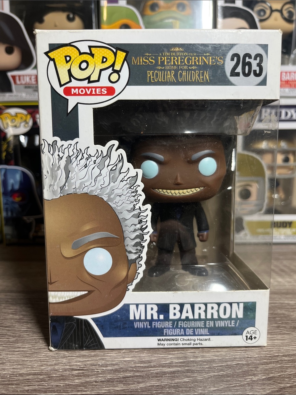 Funko Pop! Movies Mr. Barron Vinyl Figure – Black, White, Light Blue